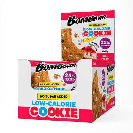 BOMBBAR Печенье протеиновое "Малиновый чизкейк" (40 гр)
