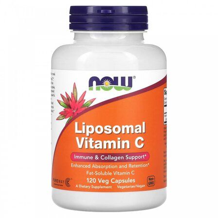 NOW Foods Vitamin C 1000 Liposomal (120 веганских капсул) липосомальный витамин С