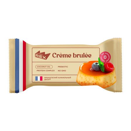 ProteinRex Пирожное протеиновое со вкусом "Крем-брюле" 40г 