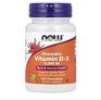 NOW Foods Vitamin D3 5000 IU CHEWABLE MINT (120 жевательных пастилок)