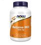 NOW Foods Betaine HCL 648 mg (120 веганских капсул) бетаин гидрохлорид
