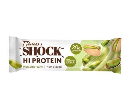 FitnesShock Hi Protein Батончик протеиновый неглазированный (60 г) Фисташковый десерт