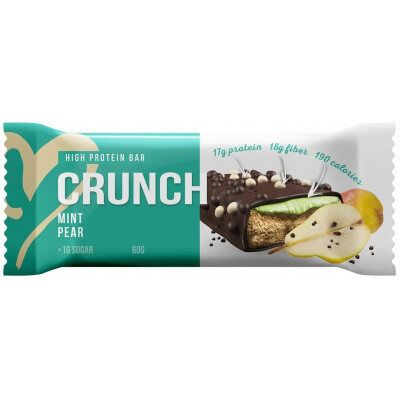 BootyBar Crunch Протеиновый батончик (60 г) вкус - сладкая груша с мятной карамелью
