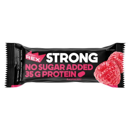 ProteinRex Протеиновый батончик Strong (100 гр) вкус - малиновый пай