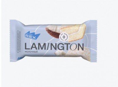 ProteinRex Ламингтон Пирожное протеиновое в кокосовой стружке (50 гр) ананас