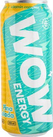 WOW Energy drink энергетический напиток (450 мл) вкус пина-колада