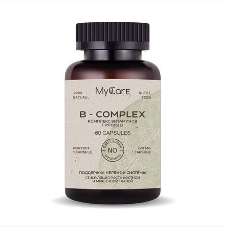 My Care B-MAX (60 капсул) комплекс витаминов группы В