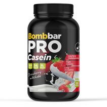 BOMBBAR  Pro Casein (900 г) Клубничный милкшейк