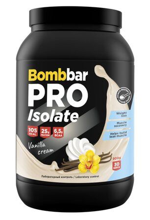 BOMBBAR  Pro ISOLATE (900 г) Ванильно-сливочный