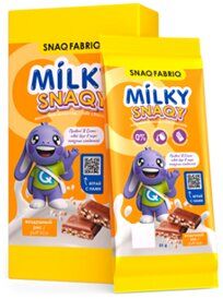 SNAQ FABRIQ SNAQY Молочный шоколад (55 г) с воздушным рисом