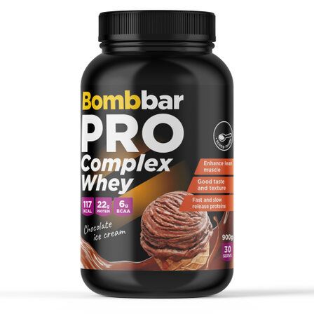 BOMBBAR PRO Complex Whey (900 г) Шоколадный пломбир