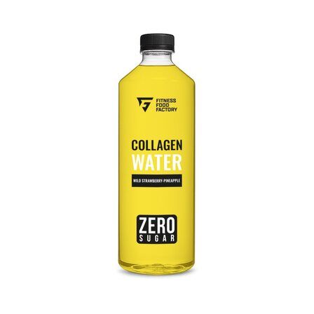 FITNESS FOOD FACTORY негазированный напиток COLLAGEN WATER (500 мл) Земляника - ананас