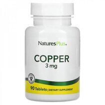 Natures Plus Copper 3 мг (90 таб.) медь хелат